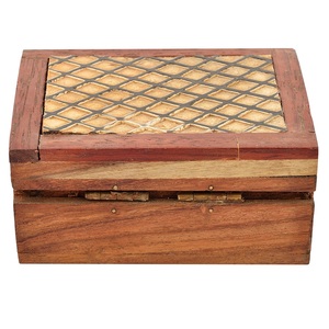 New Design With Acacia Wood Memory Box Hinged Lids Wooden Jewelry <b>Storage</b> Small Keepsake Gifts For Bridal <b>Shower</b> Specialty Tool - Product Image 1