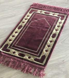 Portable Silk <b>Prayer</b> <b>Mat</b> Compact Foldable Design <b>Muslim</b> Travel <b>Prayer</b> Rug Lightweight Easy Carry Bag Included - Product Image 5