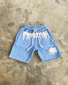 Venta al por mayor de algodón de peso pesado pantalones cortos de gimnasio deportes de lana francés Terry transpirable sudor corto hombres correr entrenamiento pantalones cortos de sudor - Product Image 5