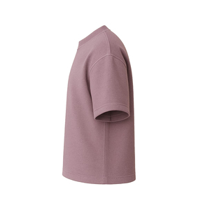 T-shirt long en tricot à épaules tombantes de qualité supérieure, 100% coton, tendance unisexe, écologique, séchage rapide, 220g, style hip-hop pour homme - Product Image 5