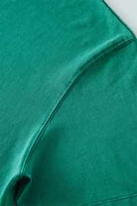 T-shirt à manches courtes 100% coton pour hommes, mode décontractée avec coupe régulière et motif solide, style personnalisé pour les vêtements de rue - Product Image 4