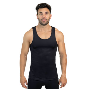 Meilleur fabricant de débardeurs sans manches en maille pour hommes, logo personnalisé, style streetwear, pour l'été, la salle de sport, le fitness, séchage rapide, services OEM - Product Image 1