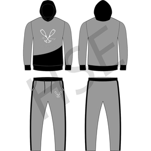 Survêtement tendance Survêtement en molleton de coton personnalisé Sweat à capuche unisexe - Product Image 2