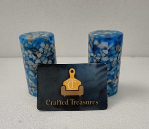 Nuevos saleros y pimenteros de resina y piedra 2026 con piedra y resina epoxi integradas, utensilios de cocina personalizados al mejor precio - Product Image 1