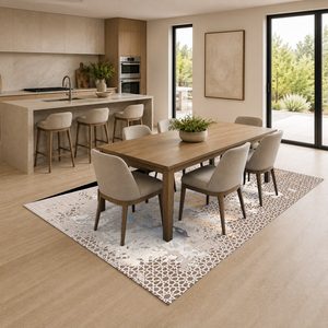 Alfombra Chenille LXDP-0843 de RUGS DEPOT, Multicolor, Neutral, Tradicional, Oriental, Impresa Digitalmente, Lavable a Máquina, Antideslizante, Venta al Por Mayor - Product Image 4