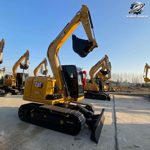 Mini-excavatrice d'occasion CAT307E2, 7 tonnes, godet de 0,33 m³, marque japonaise d'origine, petite excavatrice sur chenilles pour travaux de construction, faible nombre d'heures, certifiée CE - Product Image 3