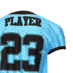 Maillots de football américain personnalisés de dernière génération, manches courtes, imprimés, respirants, de haute qualité, vêtements d'entraînement 100% polyester pour hommes - Product Image 5