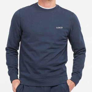 100% coton polaire haute qualité coupe régulière OEM sweat 2026/Logo personnalisé col rond coupe régulière tissu épais hommes sweat - Product Image 1