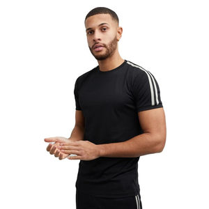 เสื้อยืดสีขาวสำหรับผู้ชายคอกลมผ้าคอตตอนแห้งเร็ว - Product Image 2