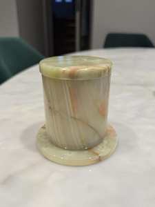 Juego de 4 Posavasos de Mármol Verde Ónix, Portavasos de Piedra Natural, Decoración Elegante para Bar y Mesa - Product Image 2