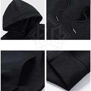 Sudadera con Capucha de Forro Polar para Invierno, Unisex, con Puños Acanalados, Ligera, Transpirable y Ecológica, para Uso Casual - Product Image 5