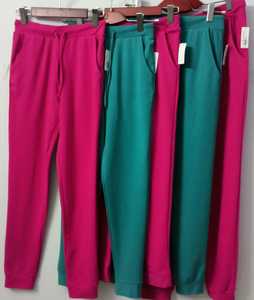 95% Cotton 5% Spandex Sweatpants Ladies <b>Elastic</b> Waist Jogger Pants Custom Logo Long Regular Fit Custom Logo Ladies Summer - Product Image 1