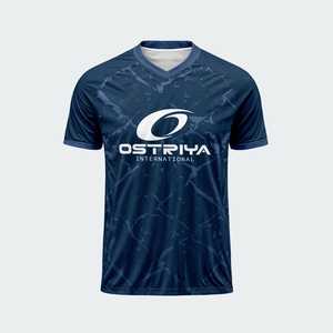 เสื้อฟุตบอลคอวีพิมพ์ลายเทคนิค ไซส์ใหญ่สำหรับผู้ใหญ่ ผลิตจากโพลีเอสเตอร์ 100% สำหรับทั้งชายและหญิง ราคาขายส่ง คุณภาพเยี่ยม รับสั่งทำตามแบบ - Product Image 3