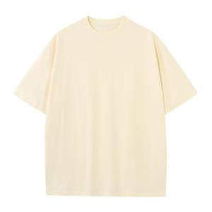 เสื้อยืดโอเวอร์ไซซ์ขนาดใหญ่230กรัมสำหรับผู้ชายเสื้อยืดผ้าฝ้ายสีพื้นสำหรับ100% - Product Image 1