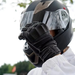 Gants de moto en cuir véritable pour hommes et femmes avec logo personnalisé/design Gant de moto de course avec la meilleure gamme meilleur taux - Product Image 3