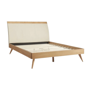 ชุดเตียงไม้เนื้อแข็งธรรมชาติทันสมัยสำหรับในร่มห้องนอนโรงแรมรีสอร์ทและวิลล่าเฟอร์นิเจอร์ตรงจากโรงงาน - Product Image 1