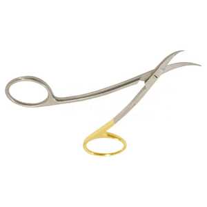 กรรไกรผ่าตัดสเตนเลสสตีลคีมหลอดเลือดแดงเคลลี่โค้งงอพร้อมขากรรไกรที่หยักบางส่วนเครื่องมือสำหรับมนุษย์300มม. - Product Image 5