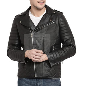 Veste en cuir pour hommes Oem Service Veste en cuir pour hommes de haute qualité Veste en cuir d'hiver pour hommes - Product Image 1