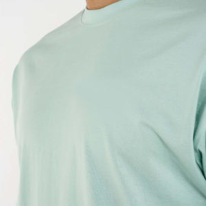 Camisetas de algodón 100% para hombre, Jersey de manga corta con estampado de logotipo personalizado, ropa de calle ligera y antiarrugas transpirable, cuello redondo - Product Image 4