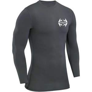 Compression MMA <b>Rash</b> <b>Guard</b> 2026 Breathable Oversized Custom Sublimated Printed <b>Mens</b> Spandex/Polyester Long Sleeve Crew Neck - Product Image 1