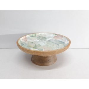 Unique Design <b>Wooden</b> <b>Round</b> Shape Cake Stand Decal Enamel Finished for Wedding Birthday Party Display Stand Handmade - Product Image 1