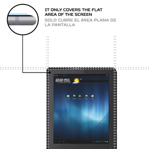 ANTISHOCK แท็บเล็ตพรีมักซ์ ซิคลอน 97 ฟิล์มกันรอยหน้าจอ ทนทานและป้องกันการกระแทก - Product Image 4