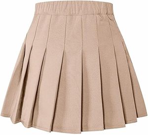 Jupe de tennis plissée sur mesure à taille haute avec poches, ceinture large, 100% coton, séchage rapide, respirante, logo personnalisé, confortable - Product Image 2