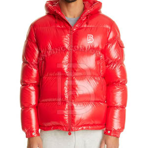 2024 Fabricant Imperméable Plus Size Rouge En Stock Designer Nylon Bubble Filled Vestes D'hiver pour Hommes - Product Image 2
