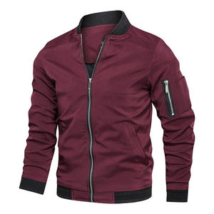 Compre Chaquetas Personalizadas con Logotipo, Chaqueta de Hombre a Prueba de Viento, Chaqueta Casual de Manga Larga para Otoño, Chaqueta Bomber - Product Image 2