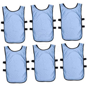 Servicio OEM, Diseño Personalizado, Chalecos de Fútbol Transpirables, Ligeros, Impermeables y Resistentes al Viento, Sin Mangas, de Poliéster/Malla, para Entrenamiento de Adultos - Product Image 3