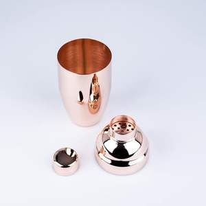 Coctelera Profesional de Acero Inoxidable Color Oro Rosa al por Mayor para Cócteles y Mocktails, Uso en Bares y Hoteles - Product Image 2