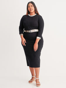 Vestido Maxi de lactancia con cremallera de nuevo estilo líder para mujeres embarazadas Bodycon maternidad mamás mejor precio de mercado tela Modal larga - Product Image 3