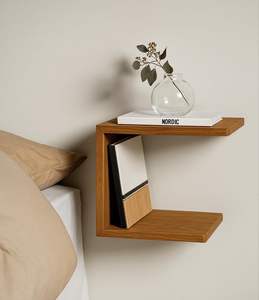 Support mural de chevet en bois massif |   Artisanat fait main |   Vente en gros - Product Image 1