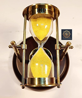 Sablier en laiton de qualité supérieure fait à la main de 5 minutes avec emballage cadeau produit cadeau parfait pour une occasion d'anniversaire