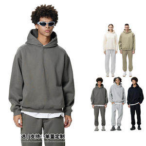 Sudadera con Capucha para Hombre, Diseño Vintage con Estampado de Hojas, Lavada, de Lujo, Personalizada, al por Mayor - Product Image 6