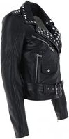 Veste de moto en cuir véritable pour femme SAMAVIA, respirante, matelassée, style vintage tendance, doublure en nylon de haute qualité