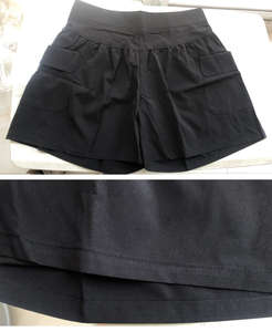 กางเกงขาสั้นทรงเอ ผู้หญิง ไซส์ M-6XL รุ่น 2025 สำหรับฤดูร้อน สีพื้น เอวสูง ยางยืด ทรงหลวม ขากว้าง ไซส์ใหญ่ สไตล์ลำลอง ระบายอากาศได้ดี - Product Image 6