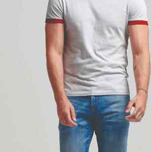 เสื้อยืดคอกลมผ้าคอตตอนสำหรับผู้หญิงเสื้อยืดแฟชั่นคอกลมผ้าคอตตอนแท้สำหรับทุกเพศ - Product Image 1