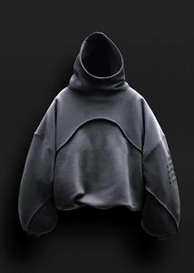 Sweat à capuche double pour homme avec cagoule et fermeture éclair pour la chaleur et le confort Restez au chaud avec ce sweat à capuche double élégant - Product Image 3