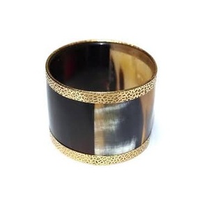 Natural Eco-Friendly Buffalo Horn <b>Bangle</b> Bracelets Set-Handmade Art Collectible Jewelry - Product Image 3
