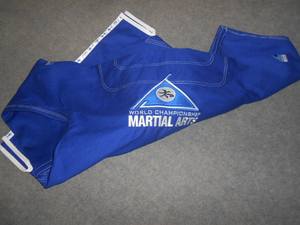 ชุดกิโมโนสไตล์บราซิลจูยิตสึชุดสีน้ำเงินชุดเครื่องแบบเทควันโดโลโก้ตามสั่ง - Product Image 3