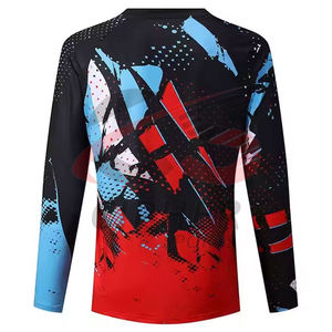 Pas cher Prix Offre Spéciale Conception Personnalisée Imprimé 100% Polyester Séchage Rapide Respirant À Manches Longues Moto Maillot De Course Pour Adultes - Product Image 4