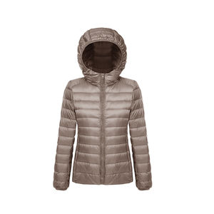 100% Polyester Padded <b>Winter</b> Puffer Jacket <b>for</b> <b>Women</b> Long Sleeve <b>Plus</b> <b>Size</b> Puffy <b>Coat</b> with Embroidered Logo Knitted Fabric - Product Image 6