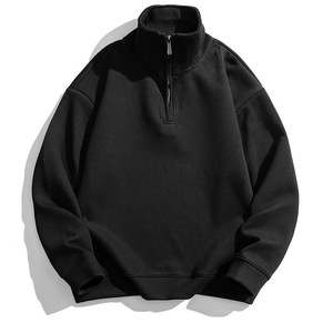 <b>Men</b> Custom Logo Zipper Hoodies for Autumn Winter Loose <b>Base</b> <b>Layer</b> Shirt with Casual Top Versatile Hoodies Sweatshirts - Product Image 6