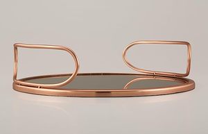 Authentique plateau en cuivre pur personnalisé ensemble traditionnel Thali Antique moderne pour arrangement de bougies très basse côte AALIYAN IMPEX - Product Image 6