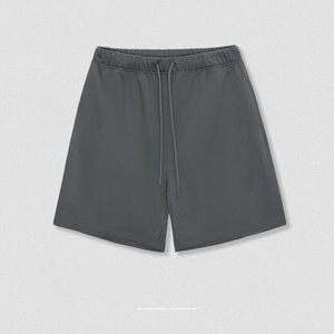 Pantalones cortos de lana pesada para hombre de 425G, pantalones de chándal de tendencia, pantalones cortos deportivos informales para hombre - Product Image 3