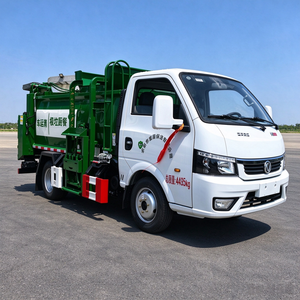 Customized Dongfeng 4*2 Food Waste Tank Truck, <b>Kitchen</b> Leftover Garbage Transport Truck With Lifting <b>Bin</b> - Product Image 3