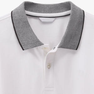 Fabricants pour les marques de vêtements, MOQ faible, nouvelle collection automne, t-shirt à manches courtes simple, bonne respirabilité, polyester/coton - Product Image 4