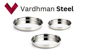 จานสเตนเลสแบบปรับแต่งโลโก้ส่วนตัวสำหรับร้านอาหารบ้านค่าการนำเสนอระดับพรีเมียมเป็นมิตรต่อสิ่งแวดล้อม - Product Image 5