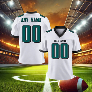 Vente en gros de maillots de football américain personnalisés maillot de rugby cousu avec broderie du nom de l'équipe maillot à coudre pour hommes et jeunes - Product Image 2